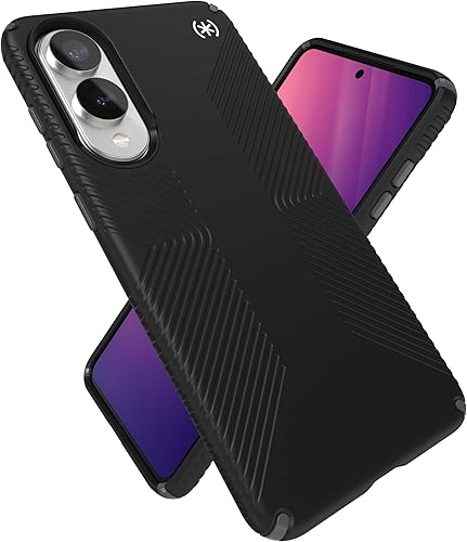 Speck Funda para Samsung Galaxy S25 Edge - Funda magnética, protección contra caídas de 13 pies, agarre antideslizante - Magsafe - Bisel elevado y