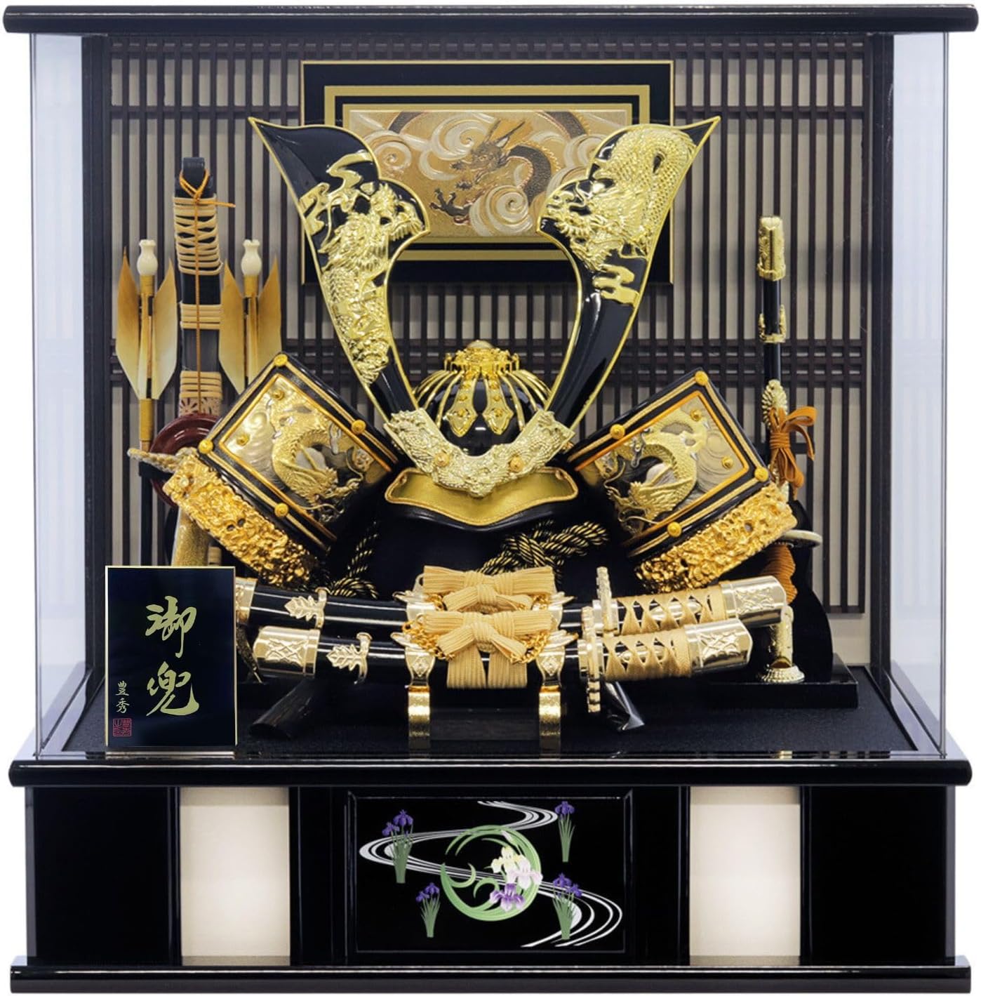 美品】五月人形 端午の節句 陶器 置物 インテリア 工芸品 美術品 A1654