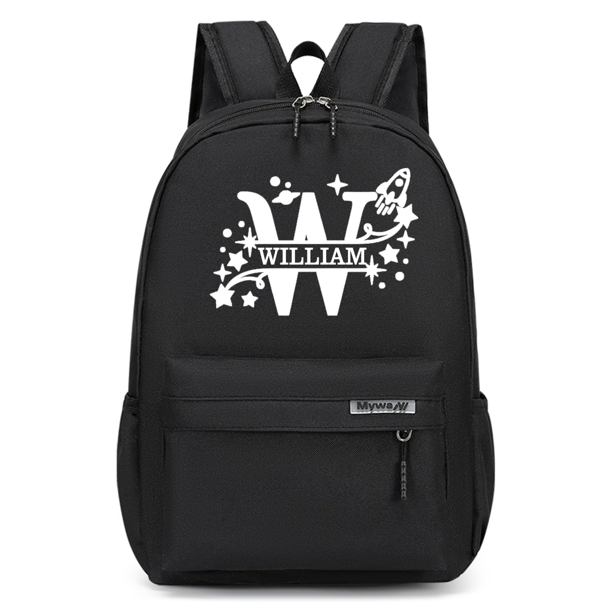 Idiyfun Custom Backpack for Girls Boys with Name Design, Personalized Backpack Lightweight for Camping Travel, Back To School Shoulder Bookbags