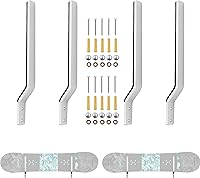 Vista 1 de YYST Soporte de pared para almacenamiento de snowboard, soporte de pared, incluye herramientas para 2 tablas