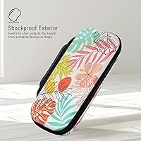 Vista 2 de Lokigo Carry Case Compatible for Nintendo SwitchSwitch OLED, Protective Travel Carrying Case Boys Girls with 16 Game Card Slots for Console &