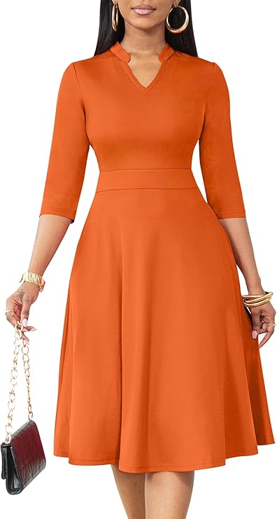 Casual Fit and Flare Dress