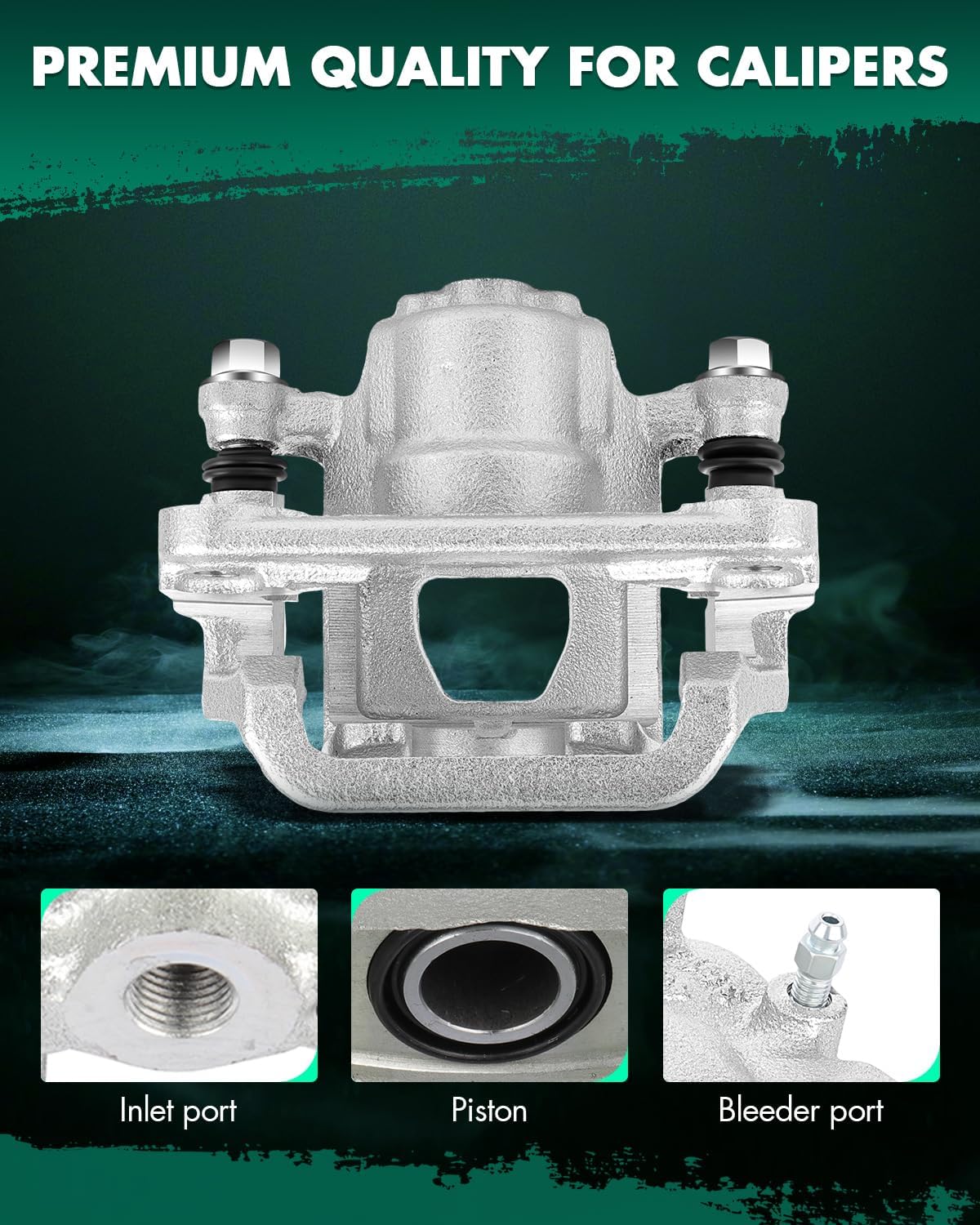 SCITOO Rear Right Brake Caliper With Bracket 19-B2781A Compatible For Nissan Altima 2002-2006 2013-2018 For Nissan Maxima 2003-2007