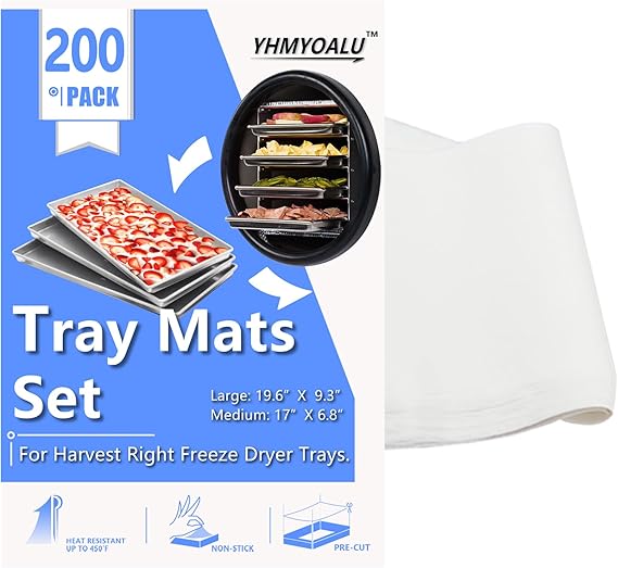 Tray Mats Set for Harvest Right Freeze Dryer Trays
