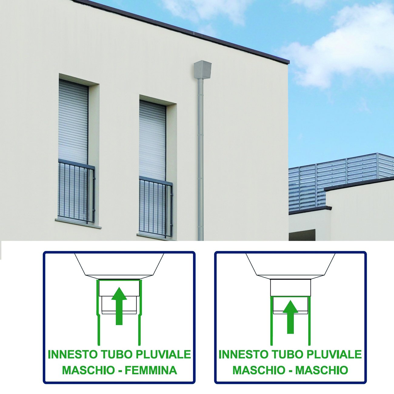 Curva Per Pluviale 87° Marrone In Pvc 100 Mm | Leroy Merlin