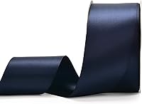 Vista 26 de YAMA Cinta de satén de doble cara, 7/8 pulgadas, 25 yardas para envolver regalos, color rosa