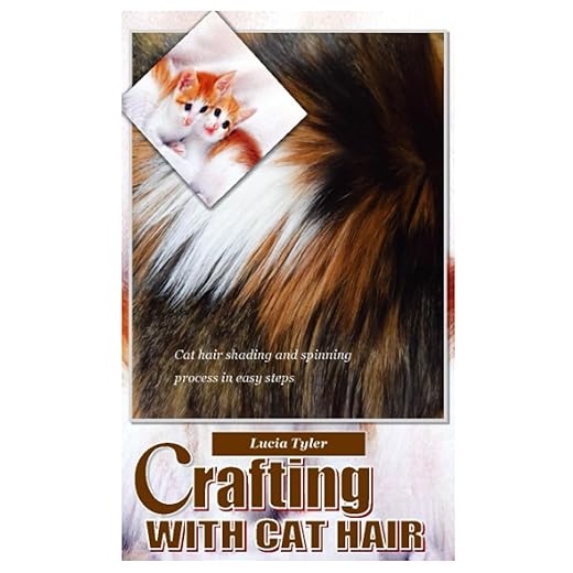 CRAFTING WITH CAT HAIR: Cat hair shading and spinning process in easy steps