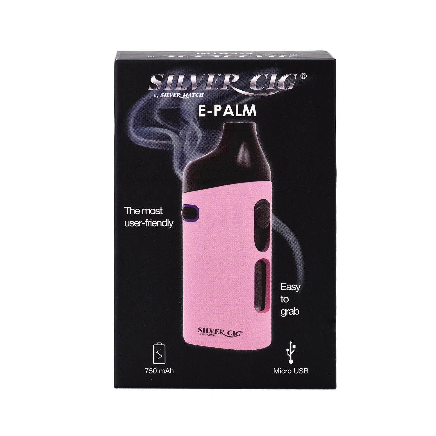 e cigarette e-palm silvercig rose - Sans nicotine ni tabac : Amazon.fr:  High-Tech