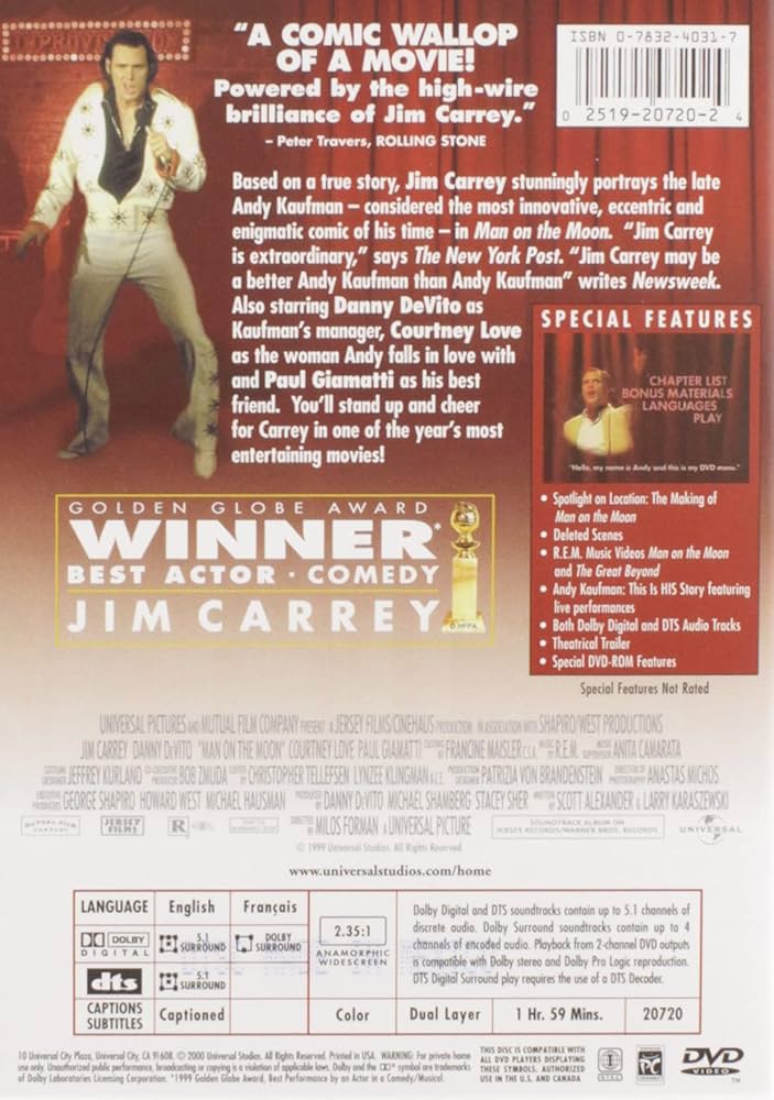 その他 Man on the Moon [DVD] Amazon.com: Man on the Moon [DVD] : Jim Carrey, Danny DeVito
