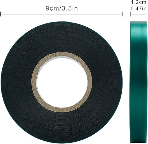 Miniatura 3 de Cinta elástica de PVC para jardín, cinta de amarre reutilizable, cinta de vinilo para plantas de interior y exterior, 2 rollos de 147 pies