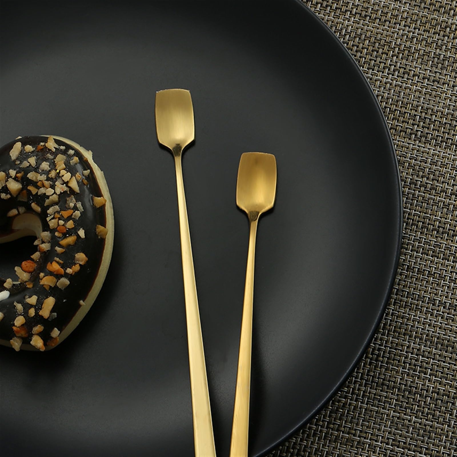JINGYAN Cuillères à café Coffee Spoons Long Handle Espresso Stirring Dessert