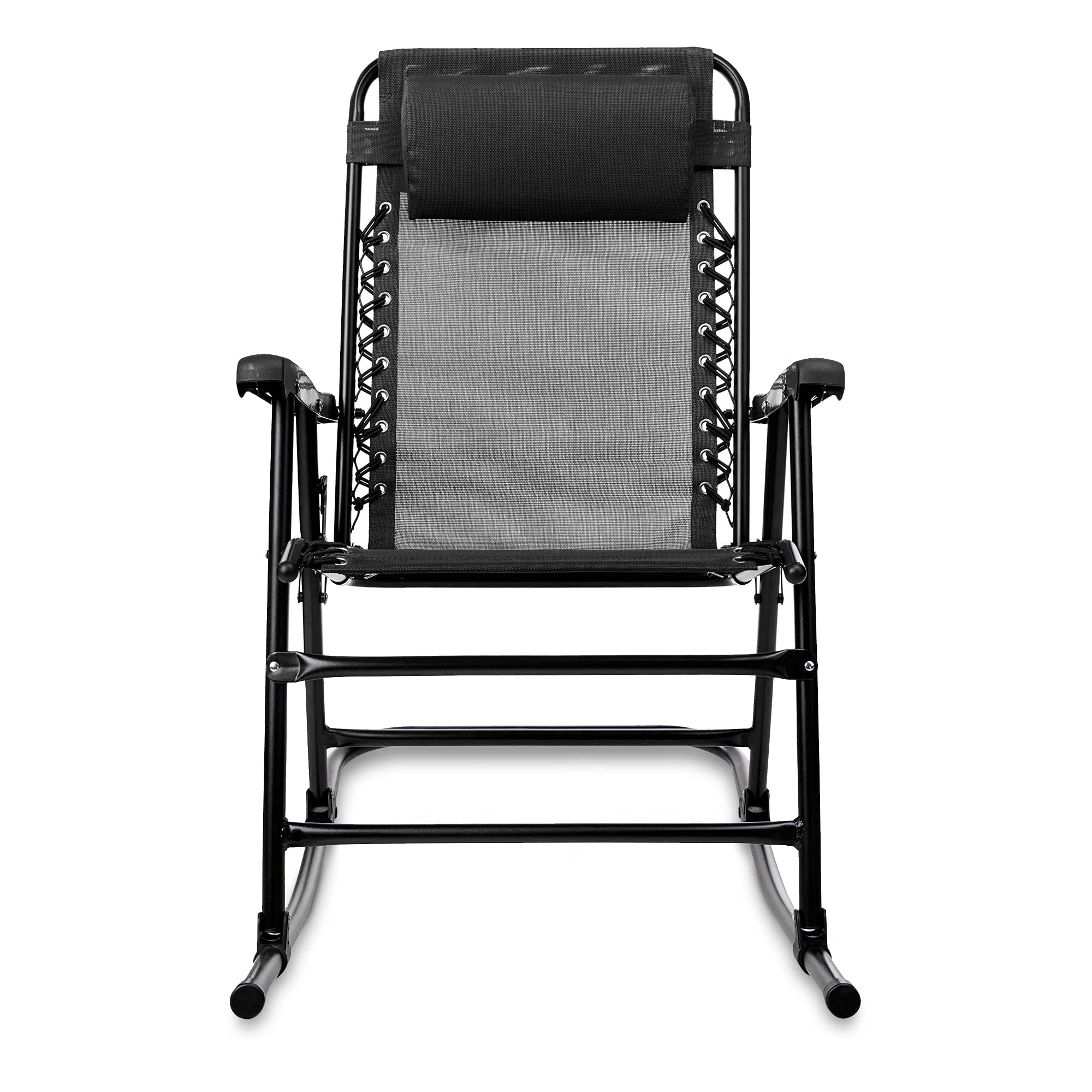 Amazon Basics Fauteuil à bascule pliant - Noir