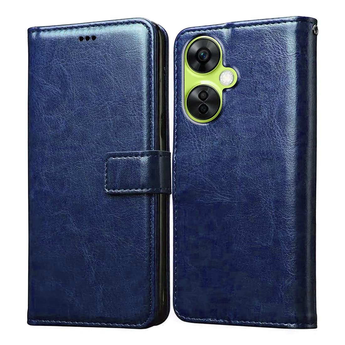 Amazon Brand- Solimo Flip for OnePlus Nord CE 3 Lite 5G (Leather_Blue) (B0C14Z84WC) Amazon Price History, Amazon Price Tracker
