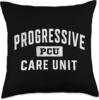 PCU Nurse Progressive Care Unit Nursing Step Down Nurse Throw Pillow