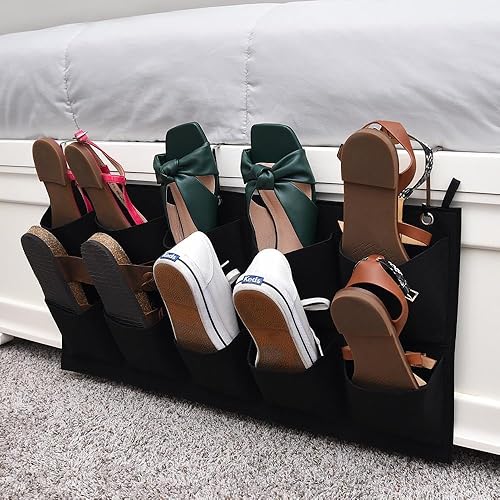ARTOS Almacenamiento de zapatos para mesita de noche  Resuelve dolores de cabeza de almacenamiento de zapatos de noche sin esfuerzo  Organizador de