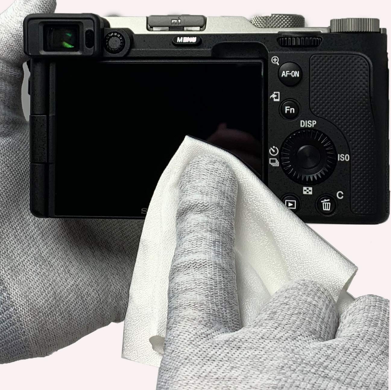 Panno di pulizia in microfibra privo di lanugine UES per obiettivi di fotocamere, occhiali, occhiali da sole, schermi di telefoni e tablet, monitor LCD a LED, 8 pezzi 15 cm x 15 cm