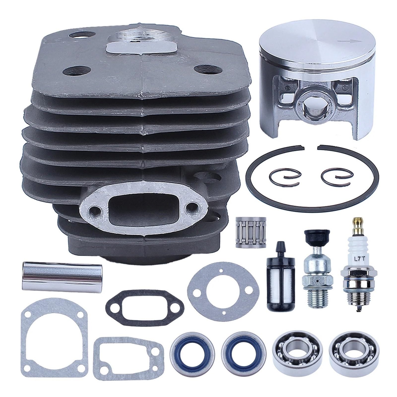 52mm Big Bore Cylinder Piston Kit Fit for 162 266 266SE for Chainsaw Nikasil Replacement Garden