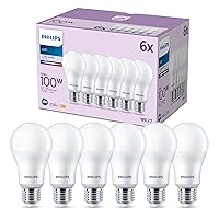 Philips LED E27, confezione da 6 lampadine