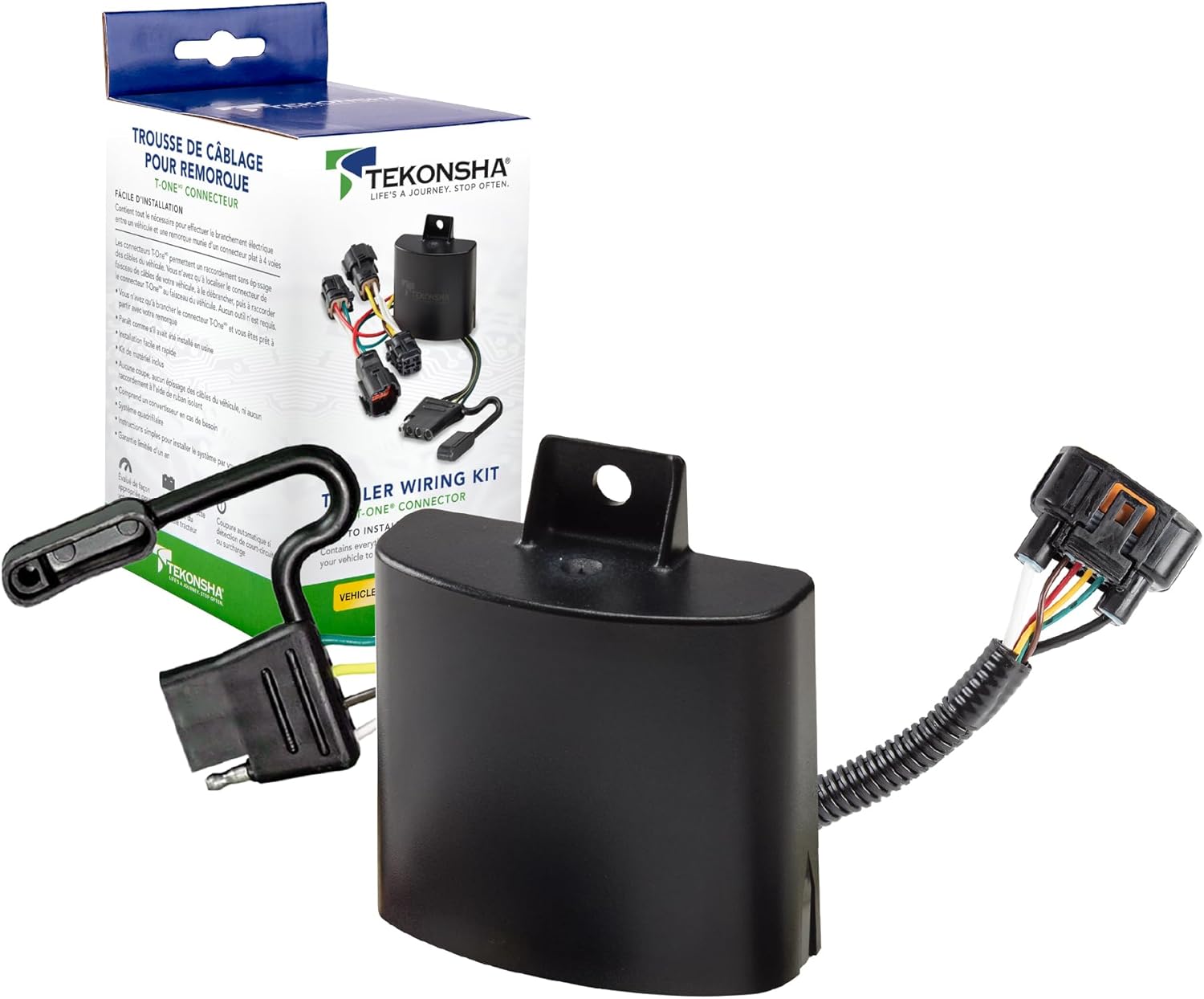 Tekonsha 118784 Tow Harness T-Connector Black