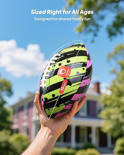 Miniatura 5 de QPAU Fútbol acuático - Fútbol de piscina impermeable para adolescentes y adultos, cordones dobles de fácil agarre, 10 pulgadas, juguete duradero de