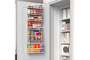 6-Tier Over-the-Door Pantry Organizer: Effortless Storage and Crisp Organization