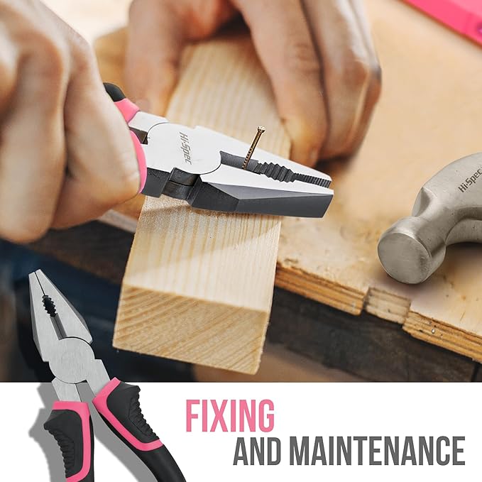 Kit de Herramientas Hi-Spec Rosa 20 Piezas con Estuche miniatura 5