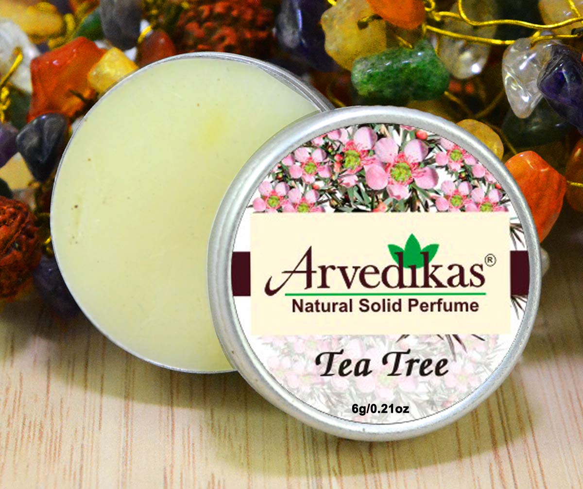 Arvedikas Tea Tree Natural Solid Perfume Beeswax/Mini Jar