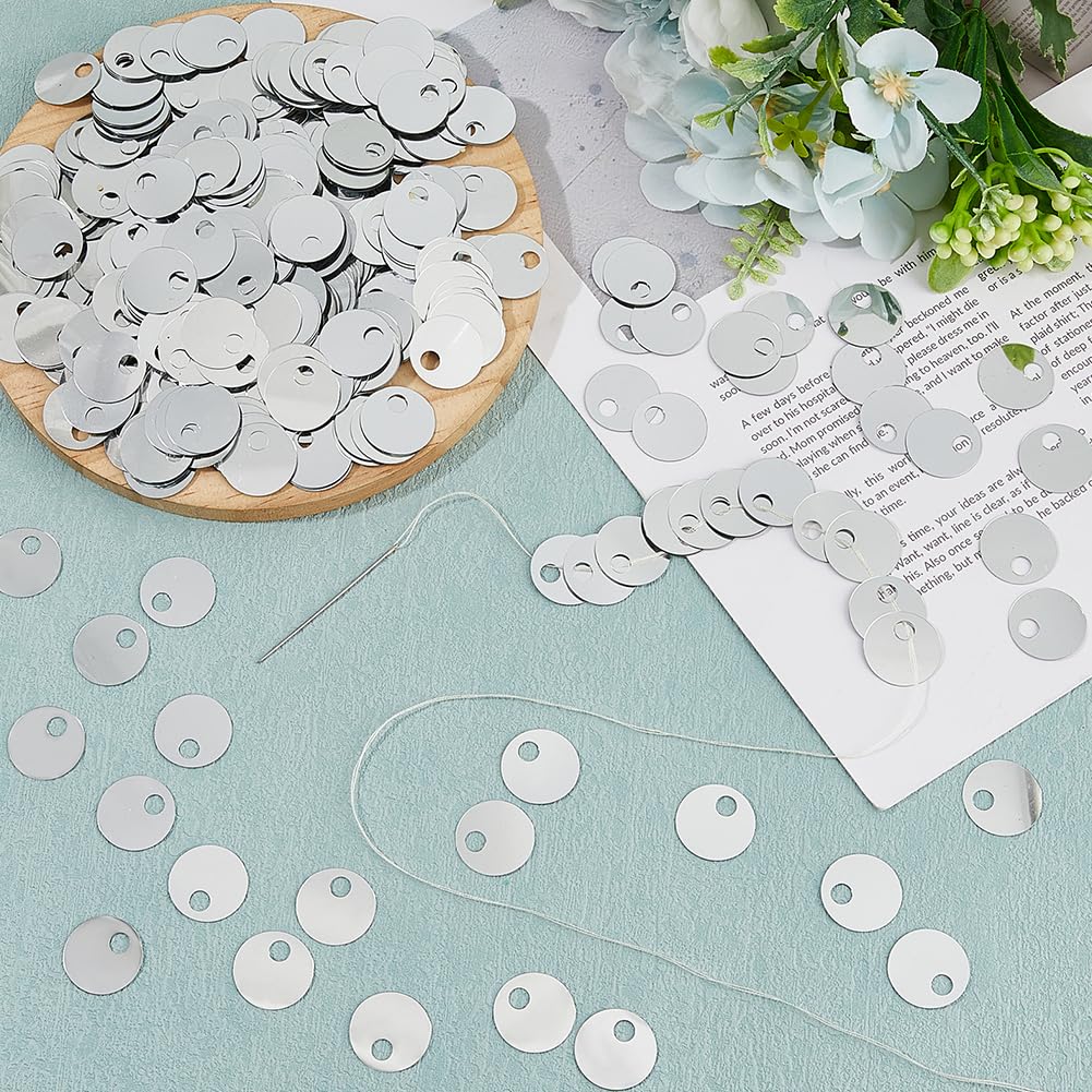 Paillettes Tonde Piatte Miste 3/4/5/6 Mm Per Decorazione E Crafting, Confezione Assortita