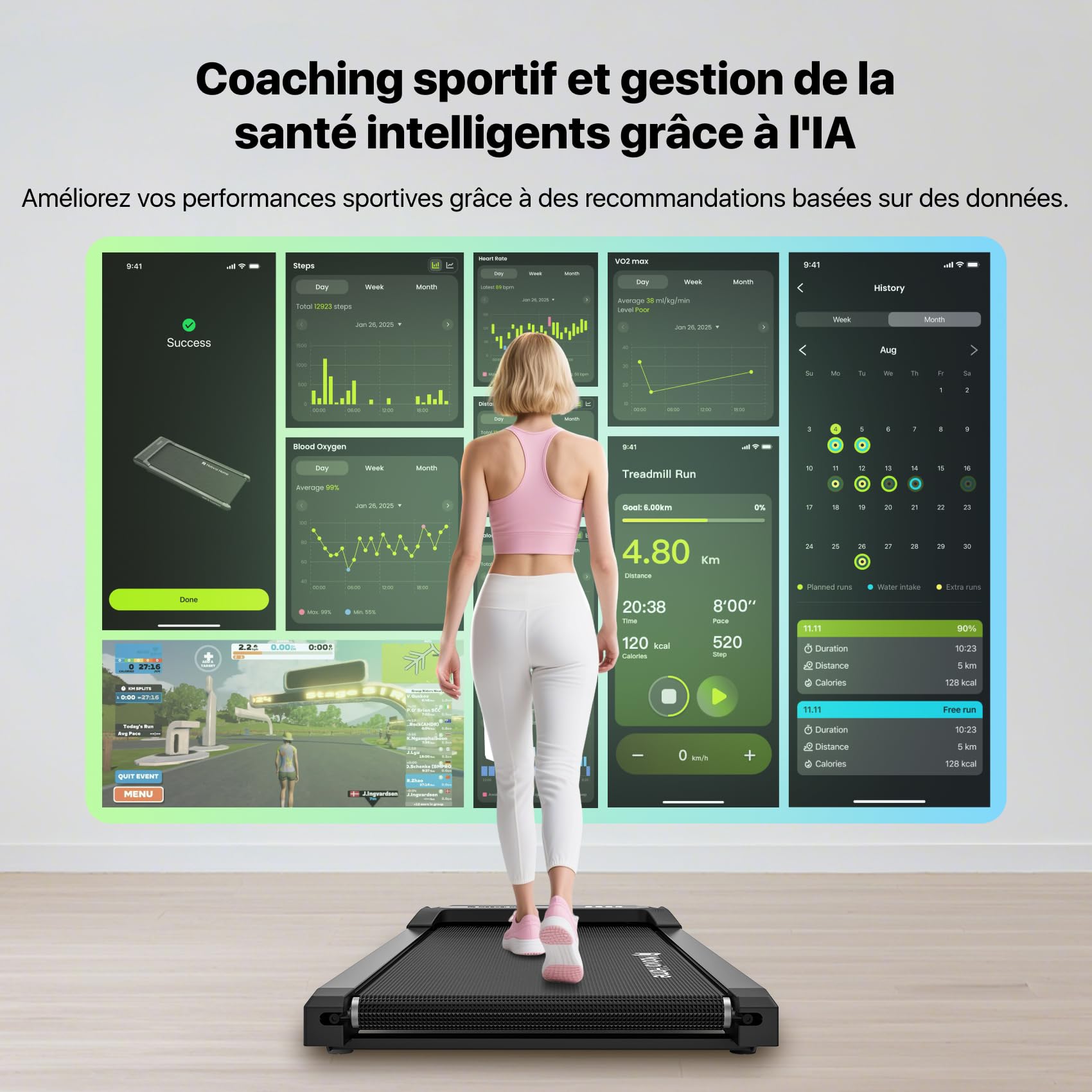 Tapis de Course à Tapis de Marche Mobvoi pour la Maison