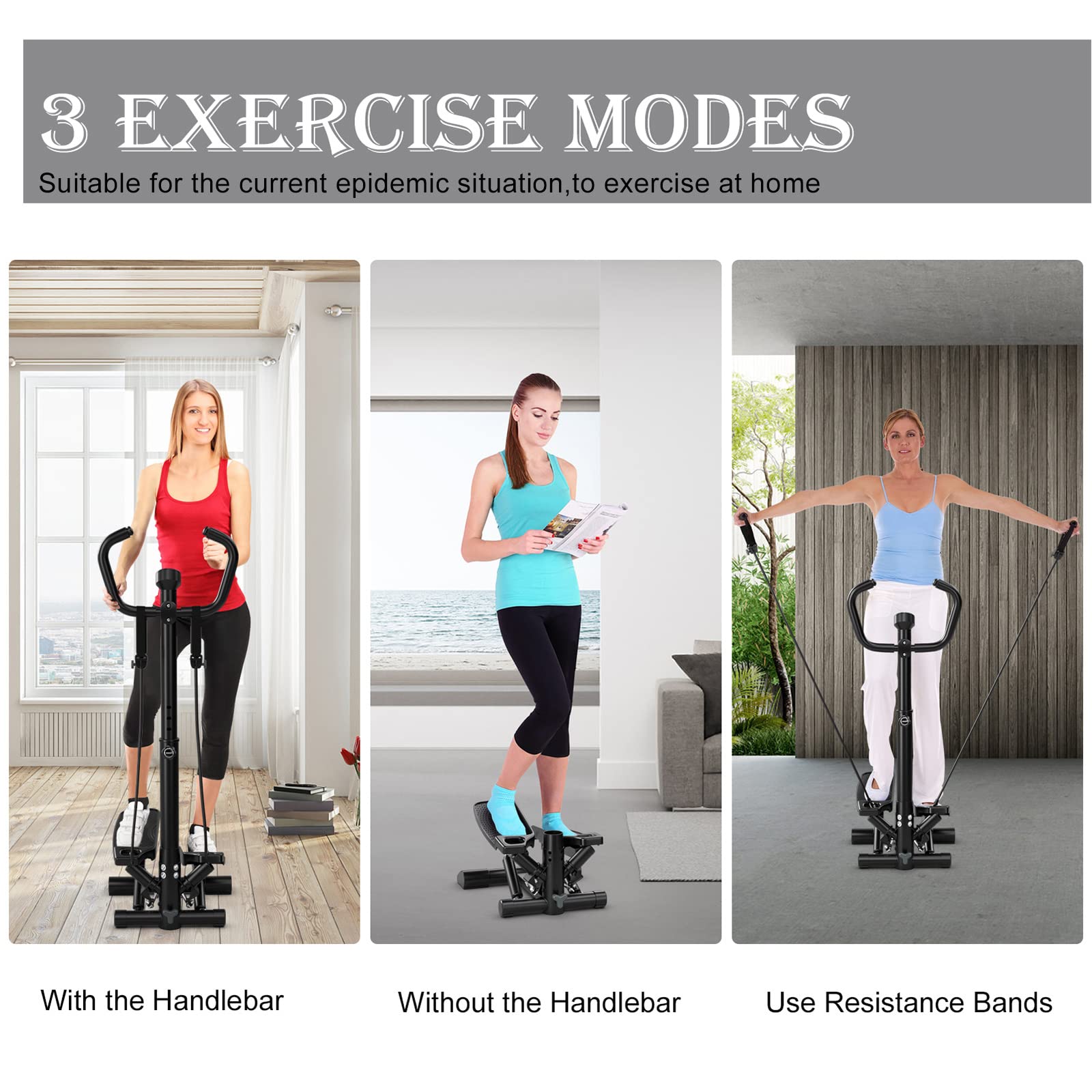 Buy SPORFIT Stair Stepper Exercise Machine,Mini Steppers Under Desk