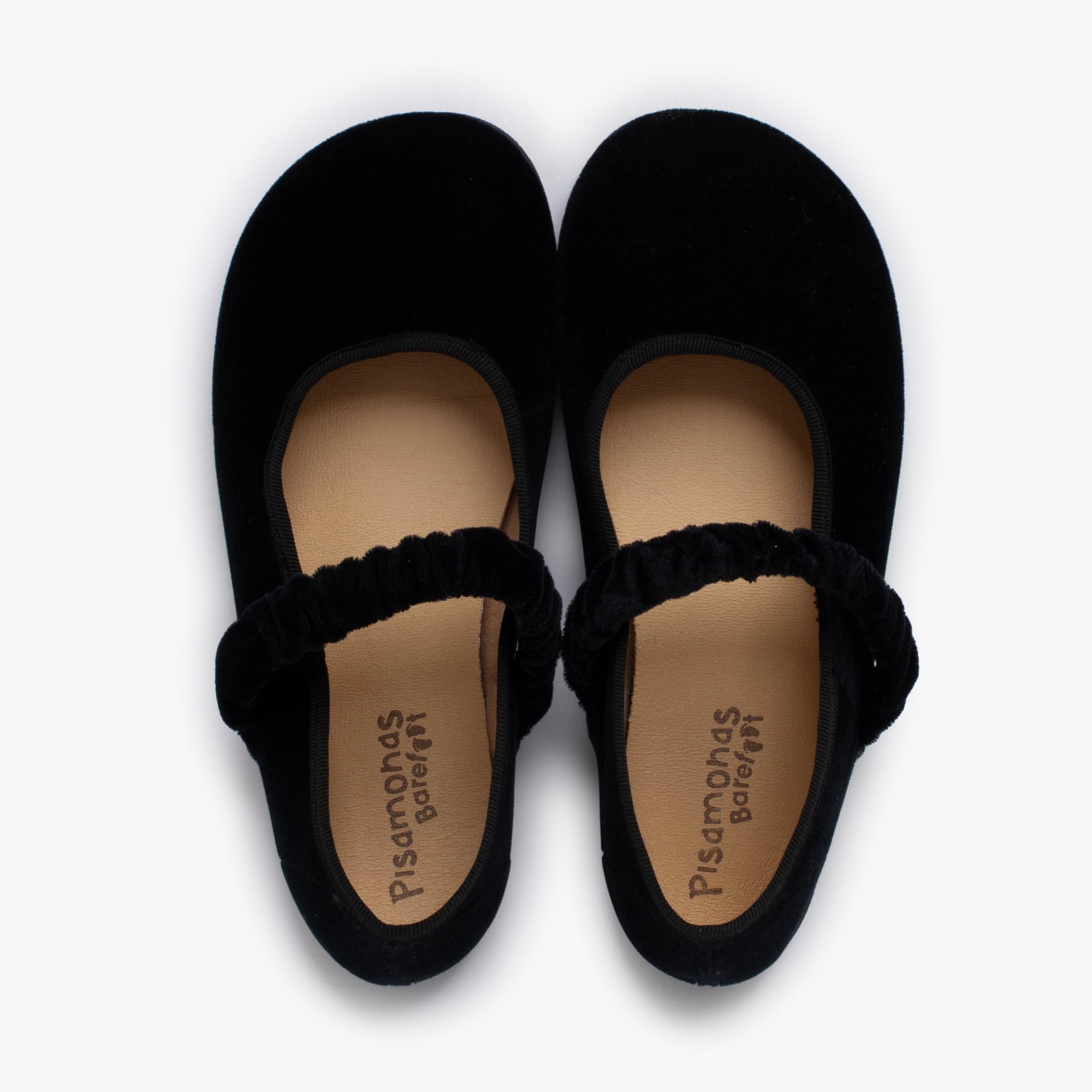 Pisamonas Merceditas Barefoot Zamszowe Z Marszczeniem