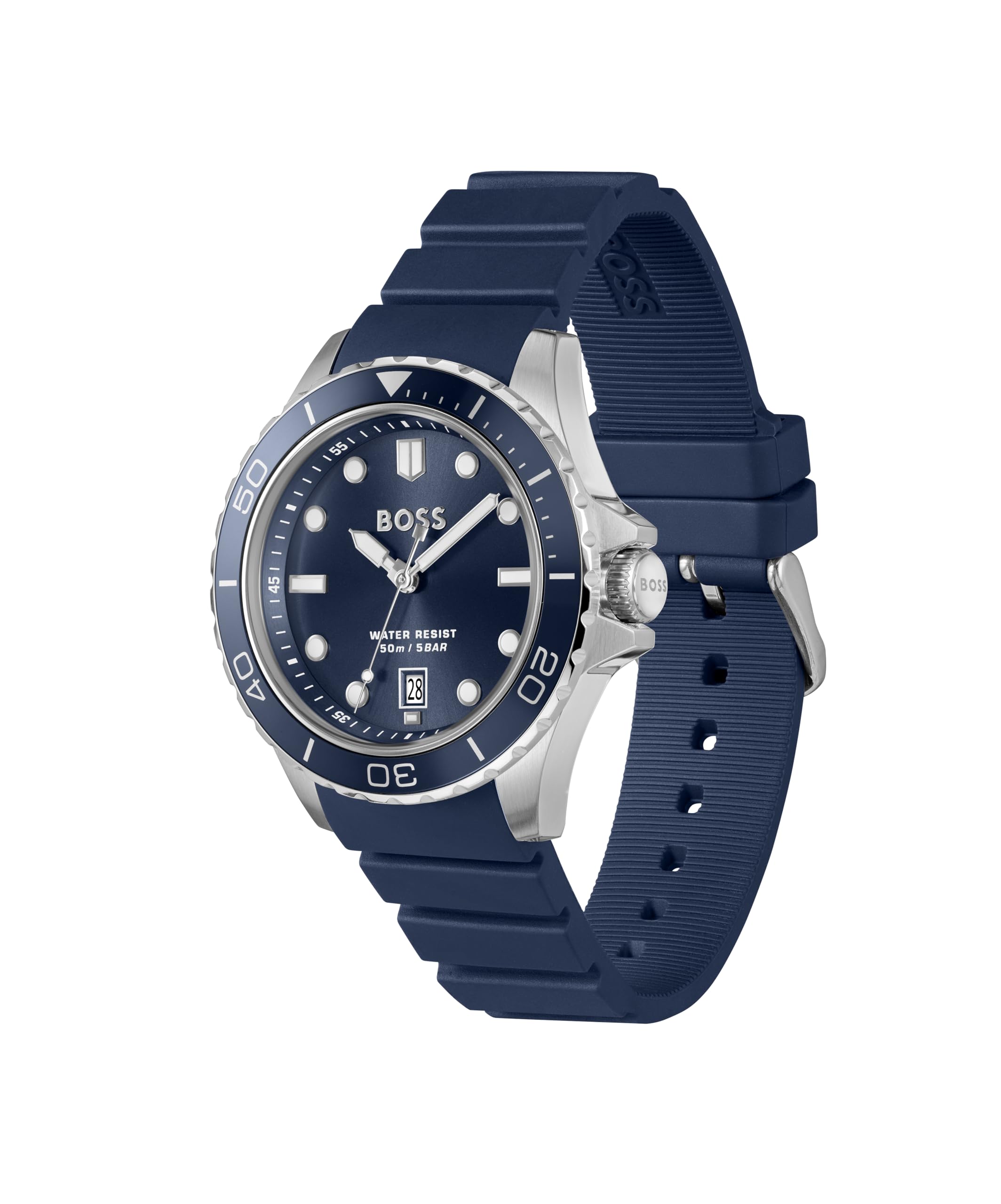 BOSS Orologio con Movimento al Quarzo a Tre Lancette da Uomo Collezione TROPER SPORT - Disponibile con Cinturino in Acciaio Inossidabile o Silicone