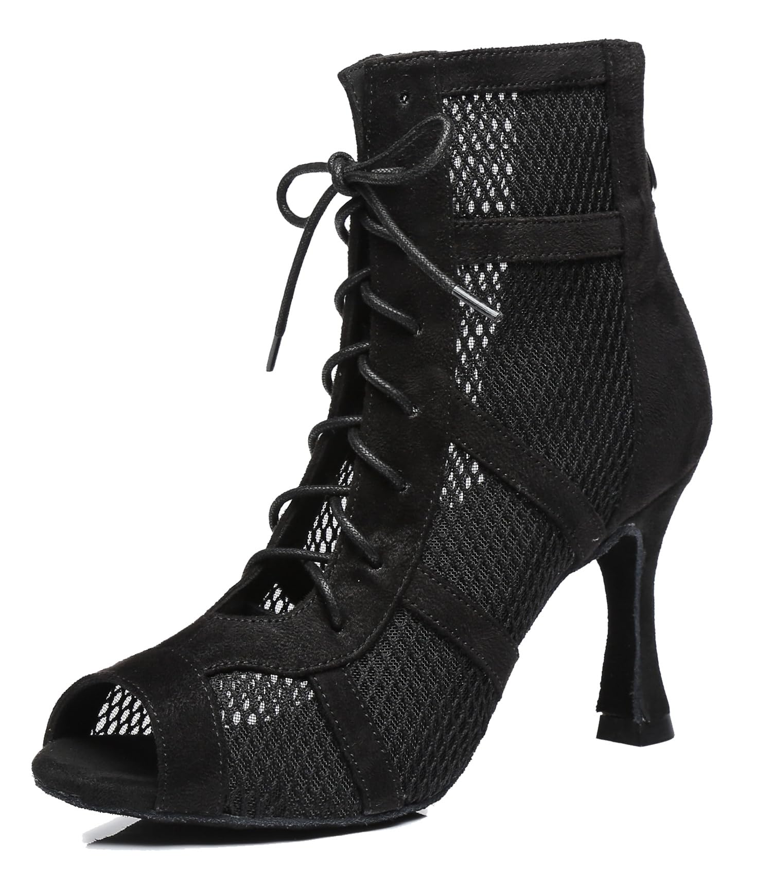 Bottines de Danse Femme Ete Fete Prom Formal Sandals Chaussure Bout Ouvert