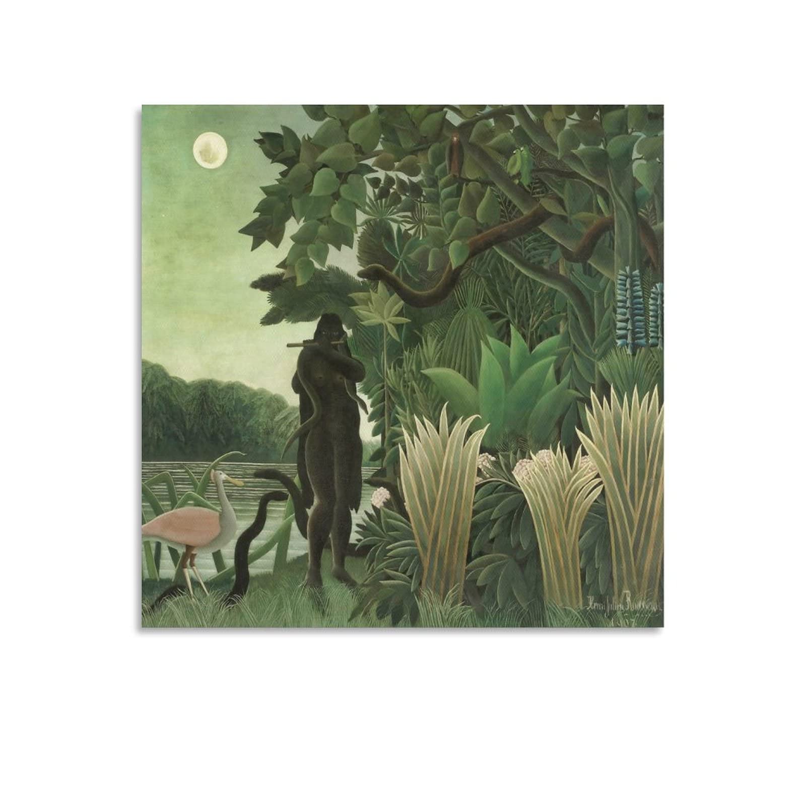Amazon.co.jp: Henri Rousseauアンリ・ルソー名画の数々ポスター『蛇