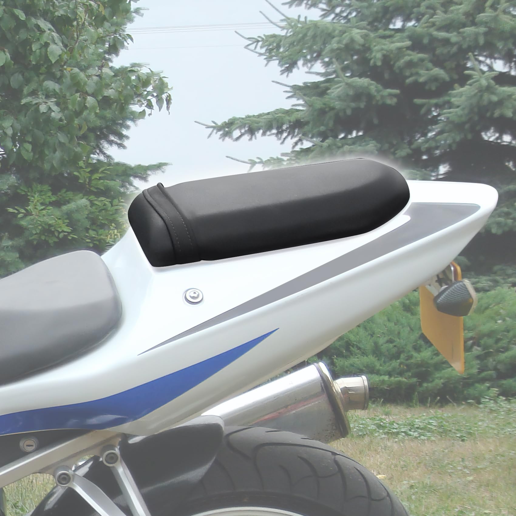 Amazon.com: TCMT Black Rear Passenger Seat Fits For Suzuki GXS-R