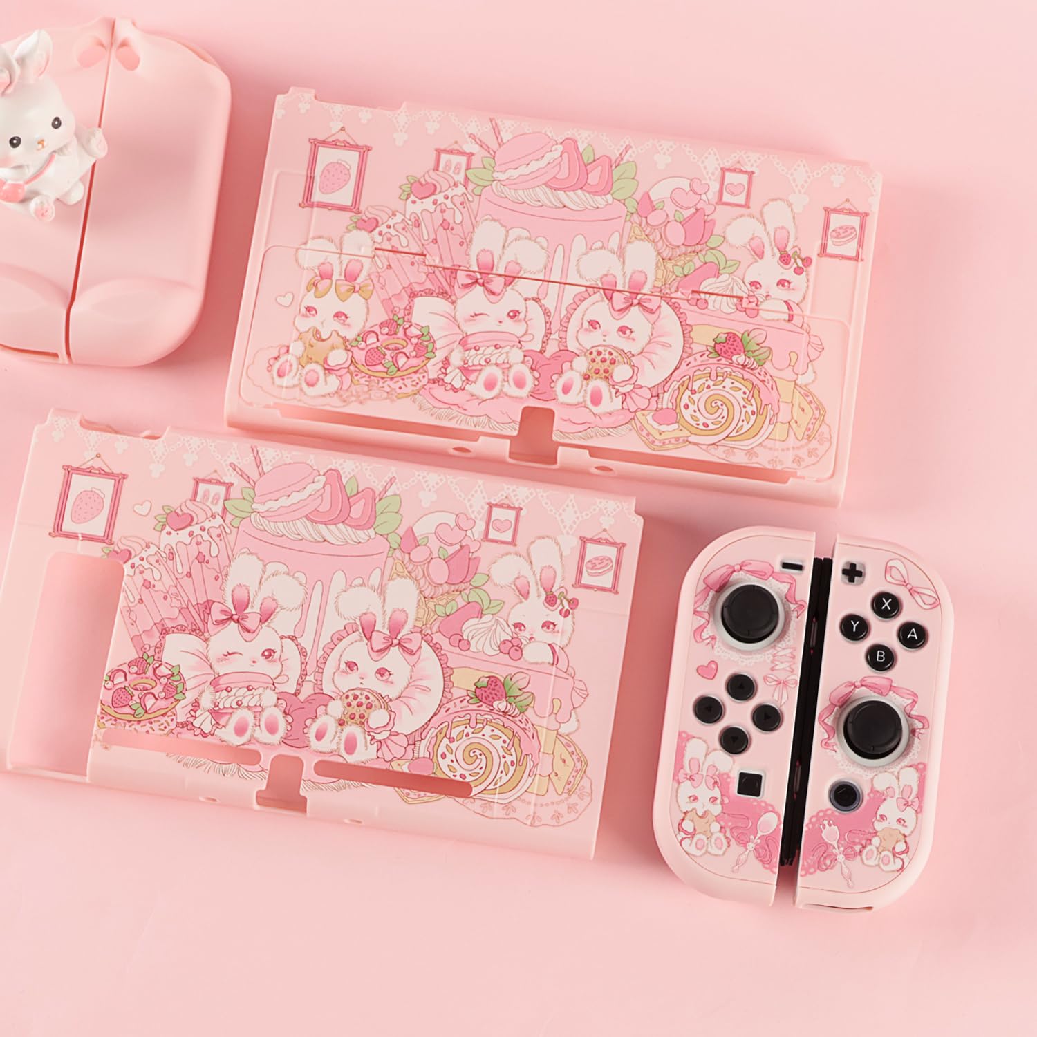 BLINGKIYO Protective Case for Nintendo Switch/Switch OLED, Cute