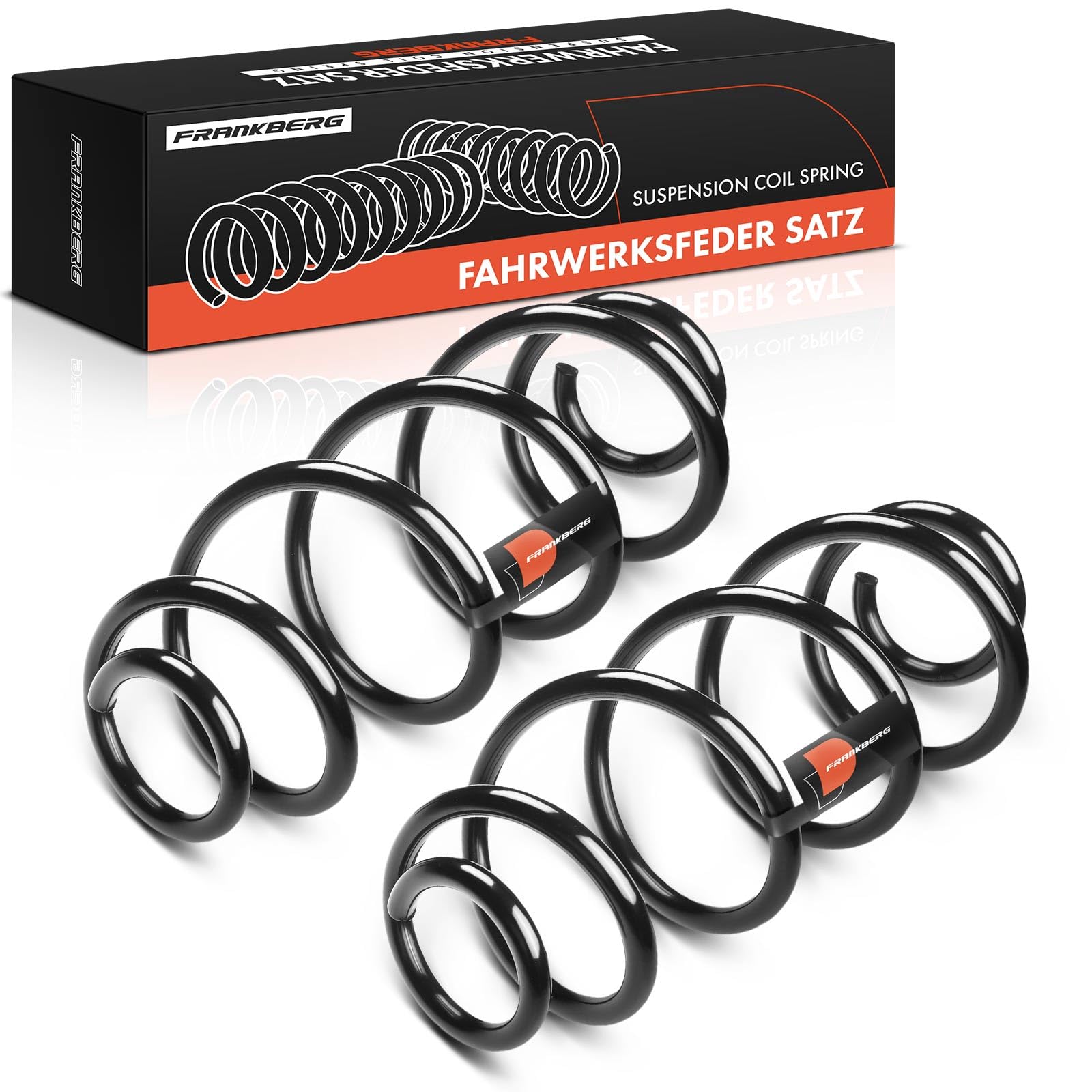 Frankberg 2 muelles de suspensión para eje trasero 5102S5 | Compatible con: 207 SW WK, 207 CC WD