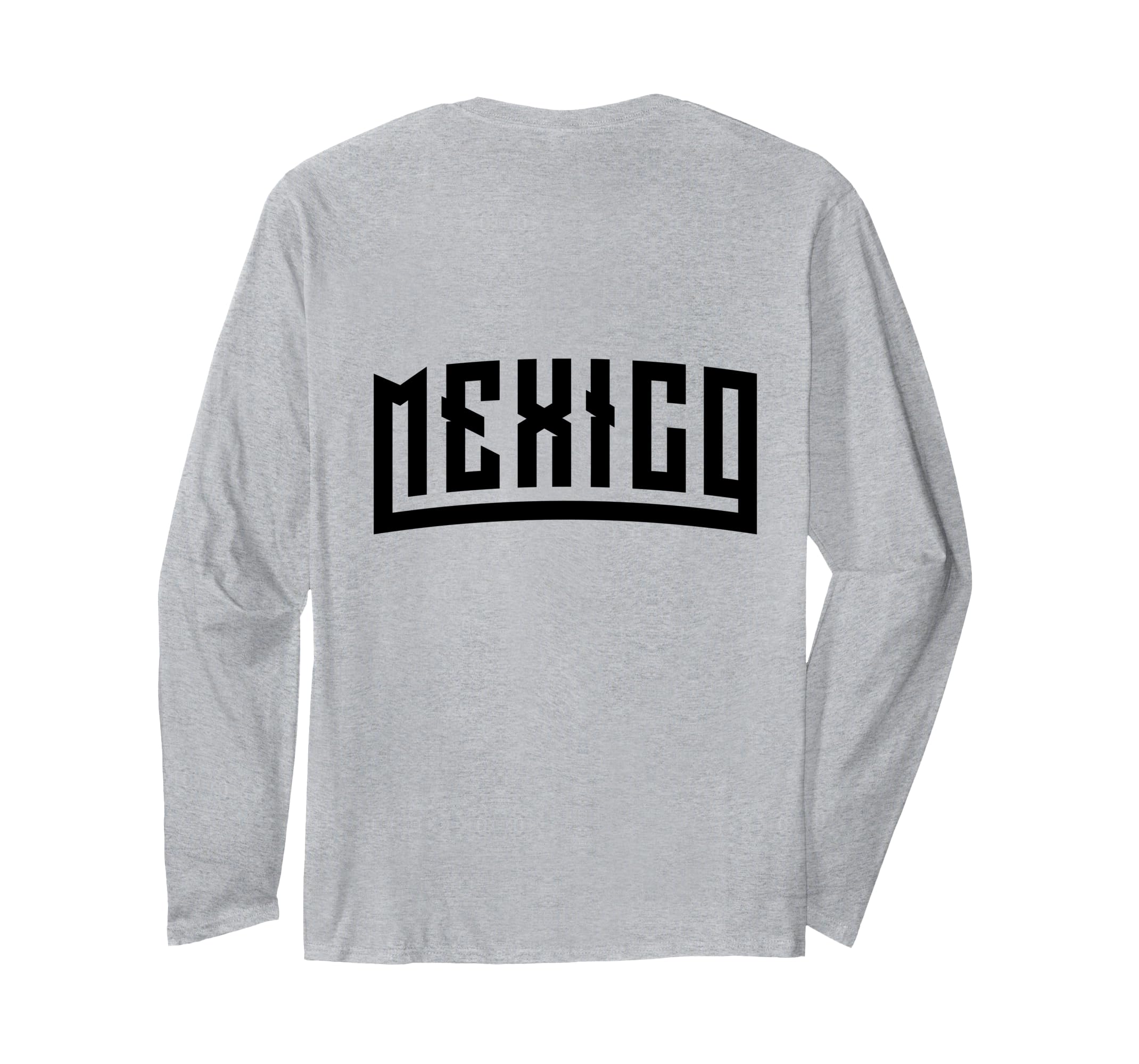 MEXICO - Aztex style white lettering - Flying bold eagle Long Sleeve T-Shirt