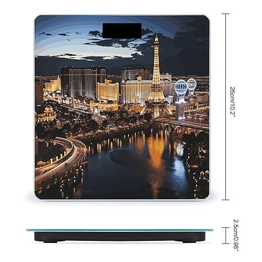 Báscula Digital de Baño con Pantalla LED Brillante miniatura 2