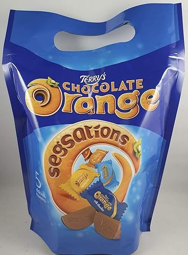 Terry's Bolsa de segaciones de chocolate naranja 14.11 oz (paquete de 3)