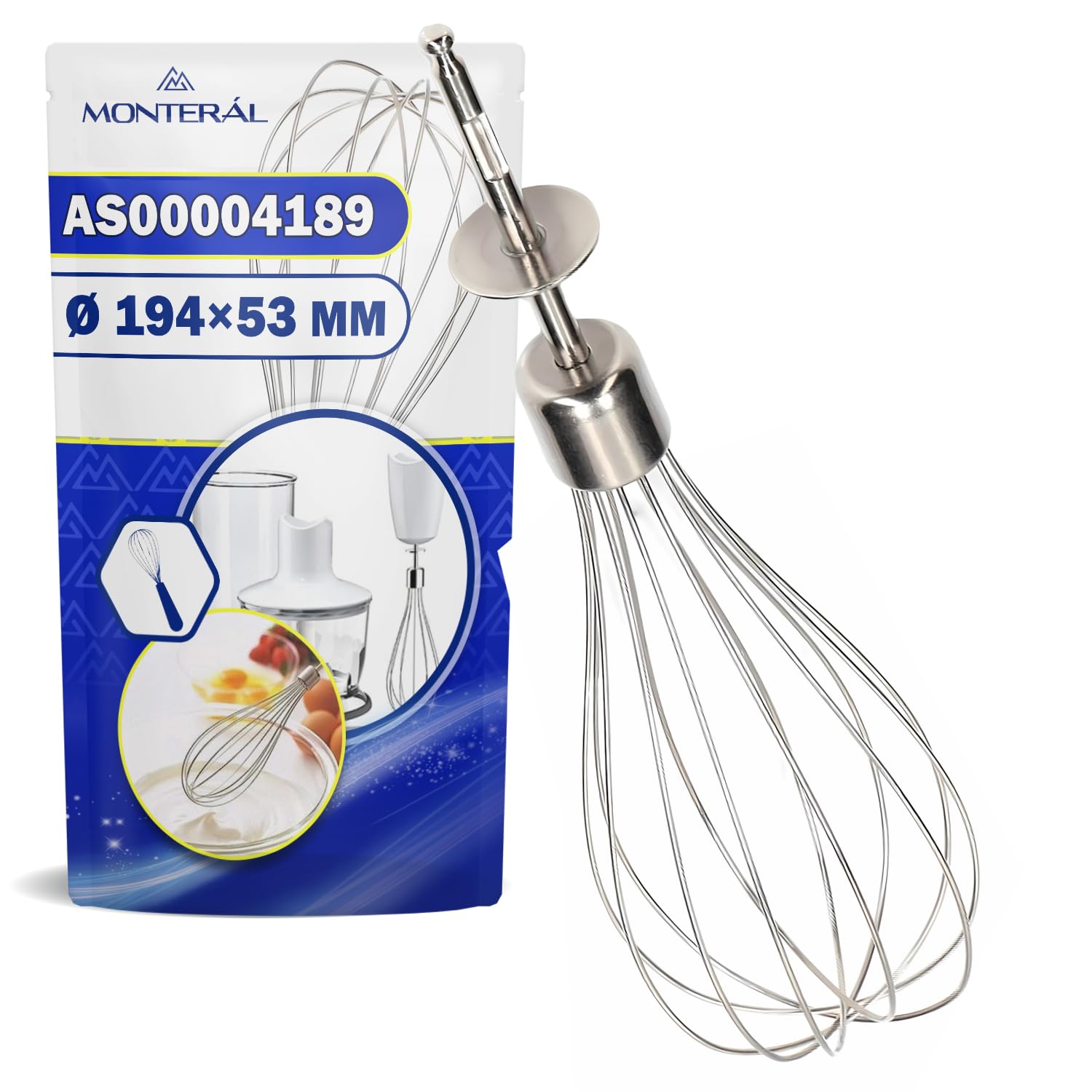 Batidora de Varillas con Código Original AS00004189 para Braun - Garantía de 10 Años – MONTERAL