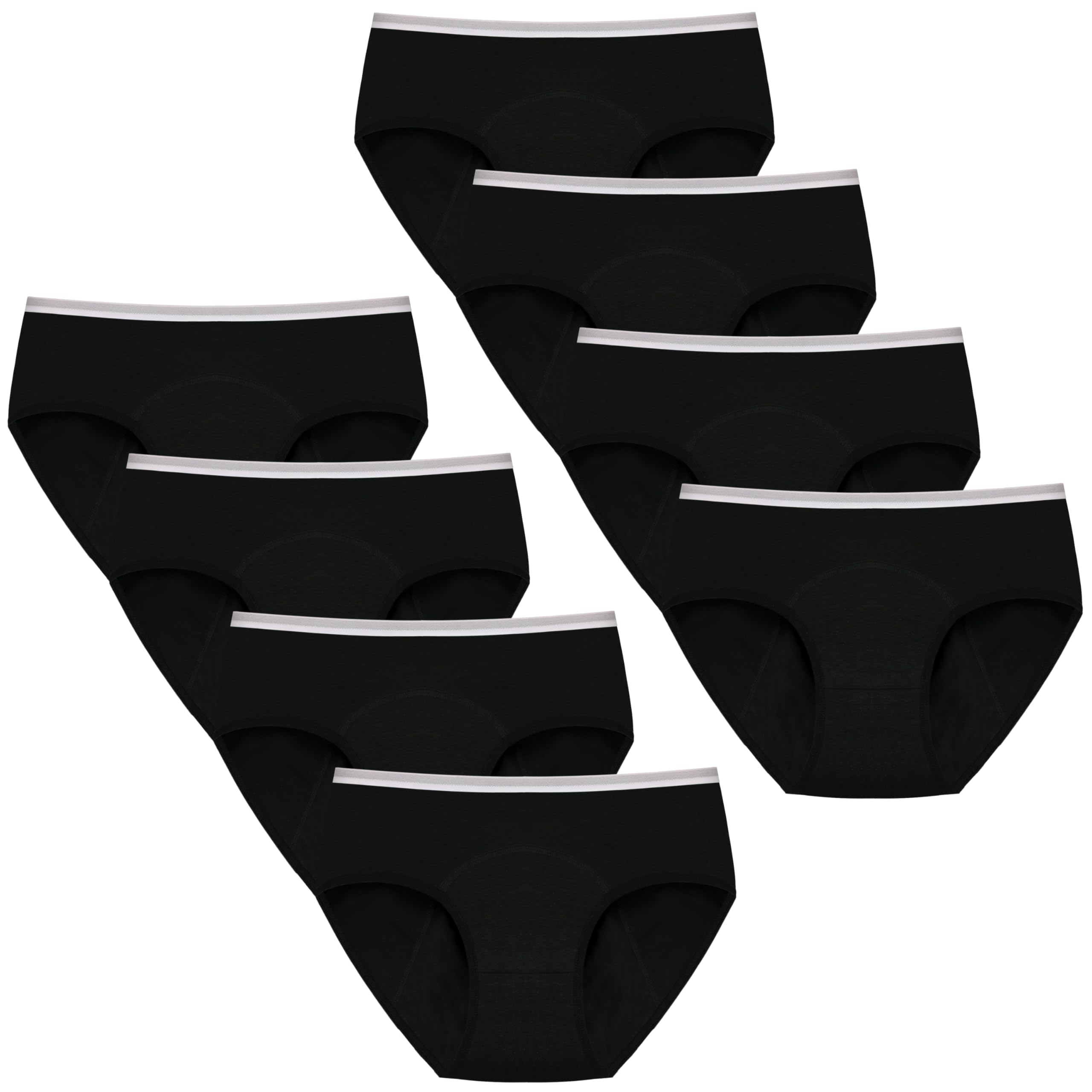 Teen Girls Period Underwear Menstrual Leakproof Panties for First Period Starter Panty Kids Cotton Protective Brief