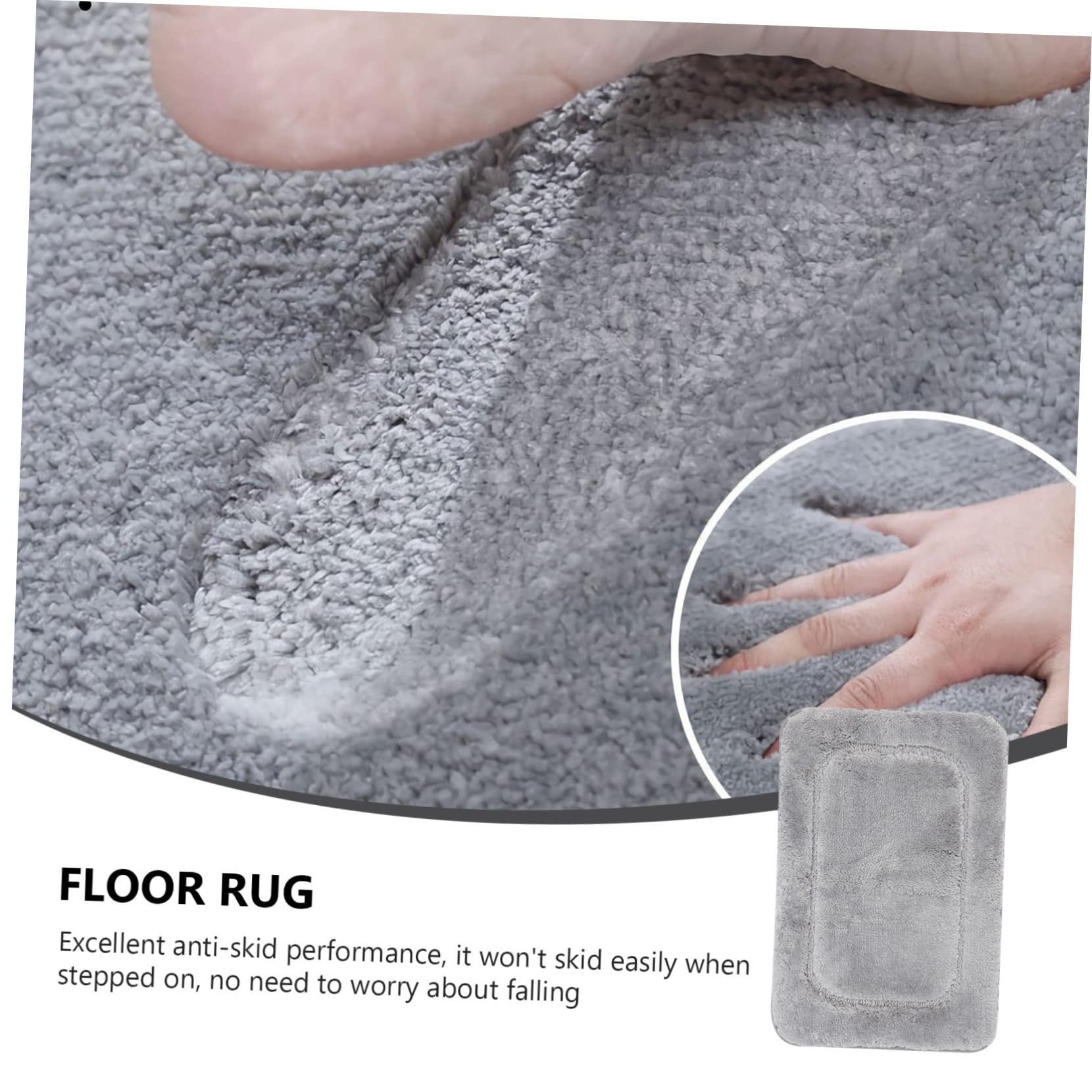 Tappeto Assorbente Antiscivolo Microfibra Per Bagno Per Casa e Hotel Comfort e Pulizia Quotidiana