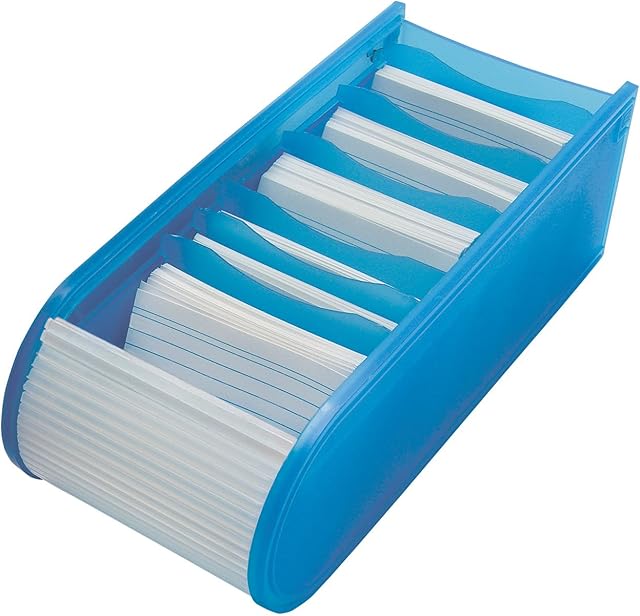 Wedo A8/500 Flash Card Box - Blue