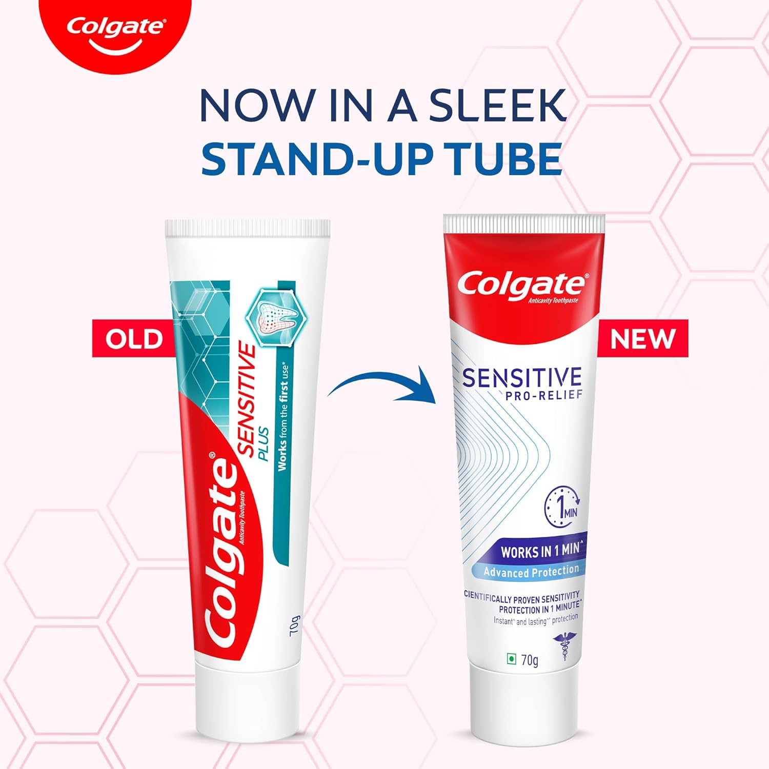 Colgate Sensitive Plus Toothpaste, with Pro Argin Formula for Sensitivity Relief, 140gm