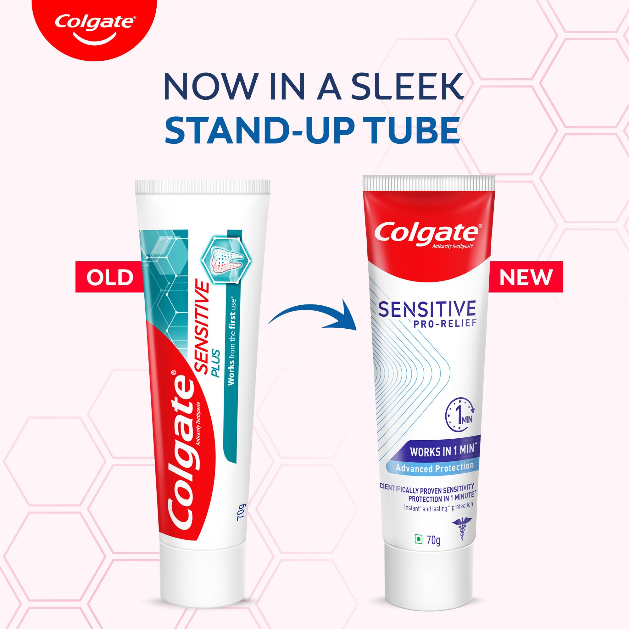 Colgate Sensitive Pro Relief Toothpaste, Tooth Paste With Pro Argin Formula for Sensitivity Relief, 140gm (Combo Pack Offer)