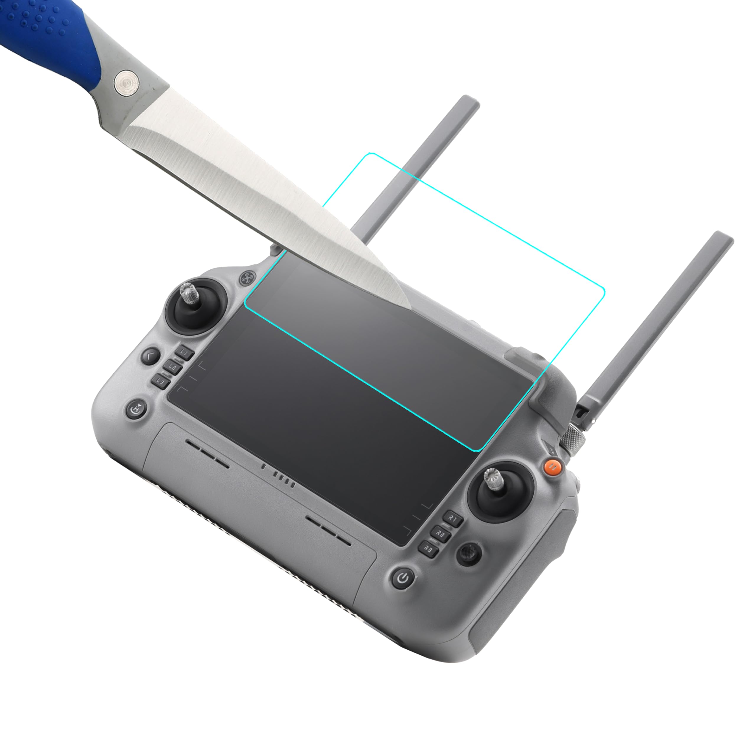 Mr.Shield Pellicola Protettiva per DJI RC Plus 2 Remote Controller Vetro Temperato [9H Durezza] [2 Pezzi] Protezione Schermo Senza Bolle
