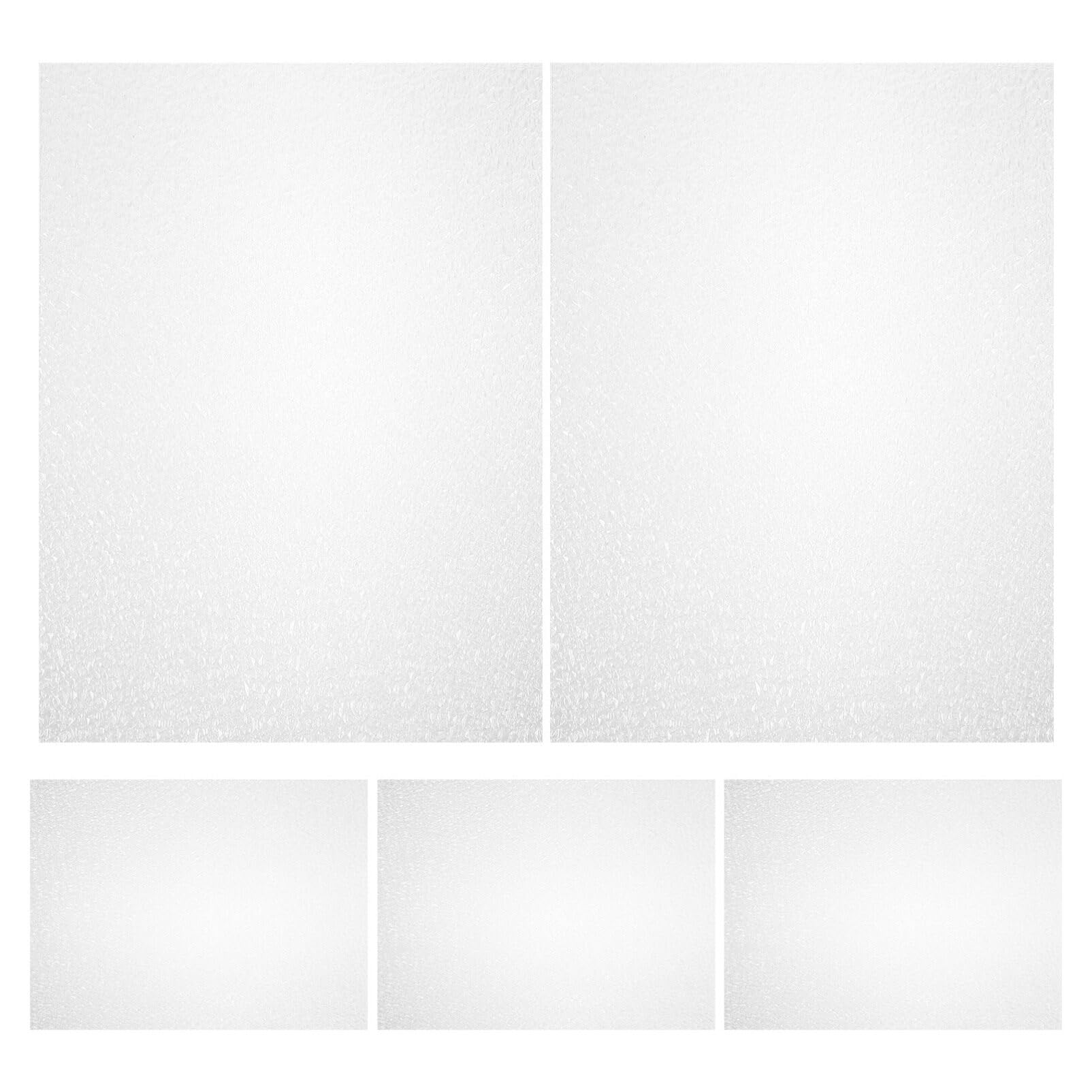 DIYEAH 5 Sheets White Plastic Fake Water Ripple Sheets for Sand Table River Basing, Easy Installation Decorative Micro Landscape Prop for DIY Model Handmade Decoration