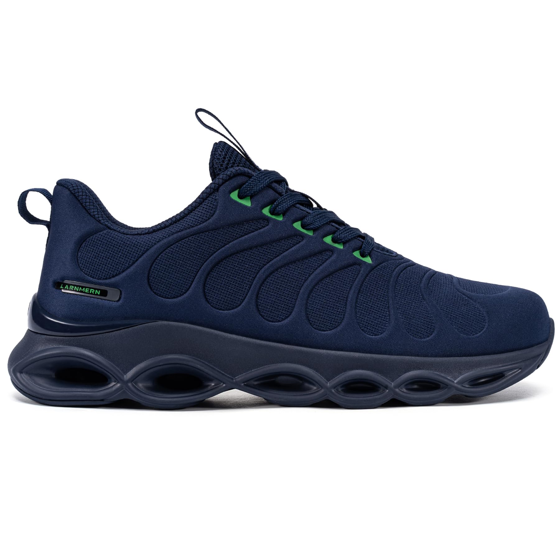 LARNMERN - Scarpe da lavoro da uomo, scarpe antinfortunistiche, ammortizzate, comode, con punta in acciaio, alla moda, traspiranti, leggere