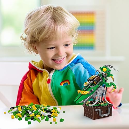 Miniatura 5 de URMOMENT 392 piezas de animales mecánicos de bloques de construcción, excelente juguete de regalo para niños y adultos, kits de modelos de juego